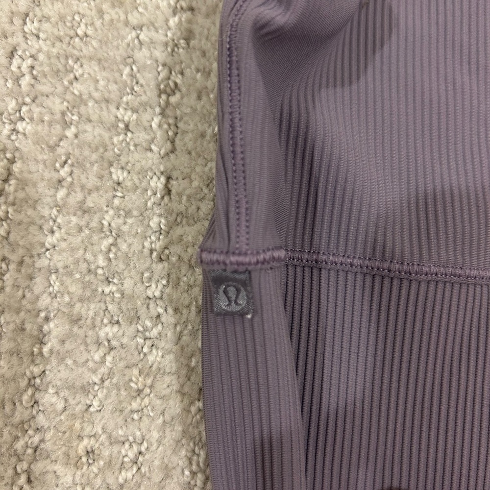 Grey Ribbed Tank Top - Picture 3 of 3